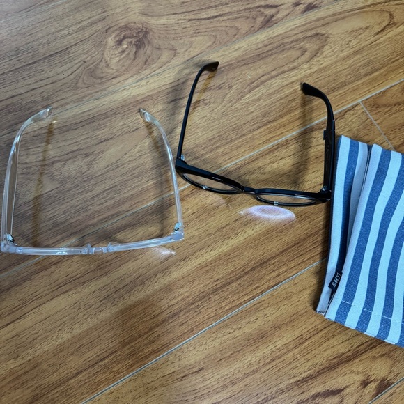 J. Crew Black and Clear Blue Light Blocking Glasses - Picture 4 of 5